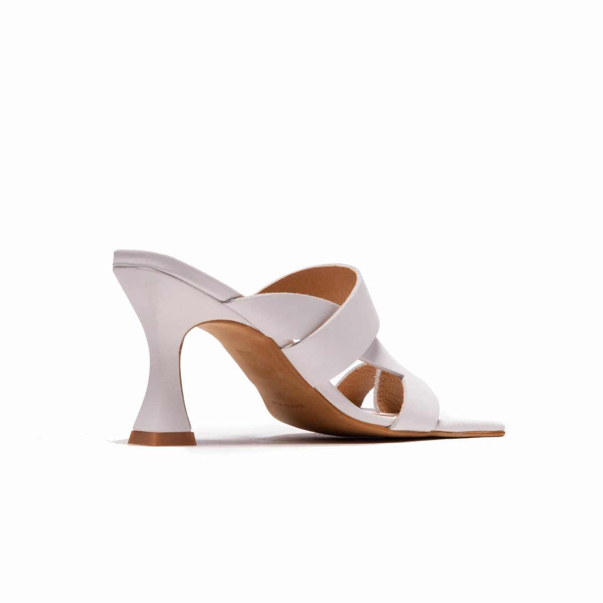 Vica White Leather