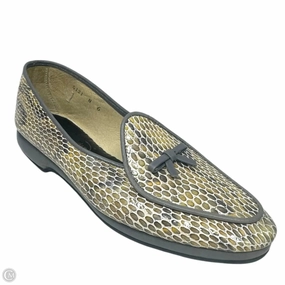 Vipera Calf Travelette Loafers By Belgian Shoes In Snakeskin Print, Size: 6