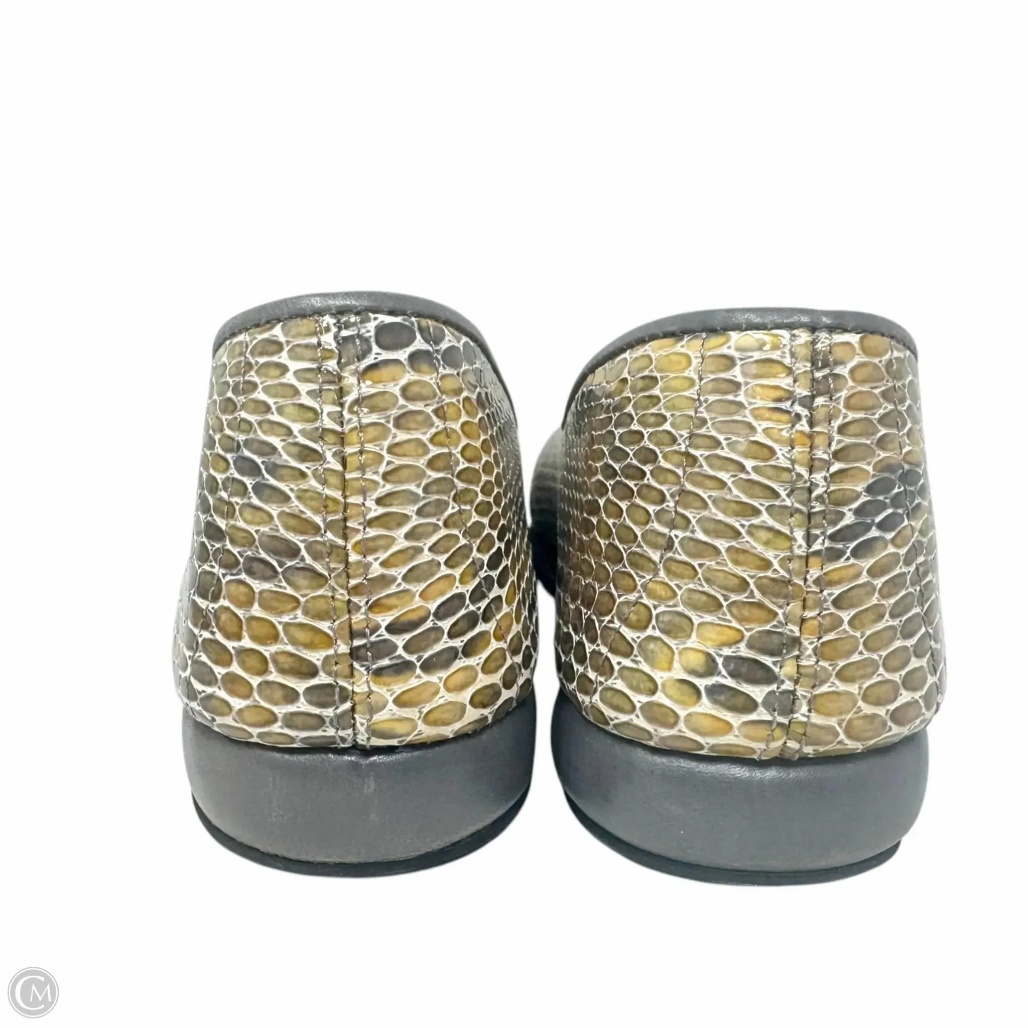 Vipera Calf Travelette Loafers By Belgian Shoes In Snakeskin Print, Size: 6