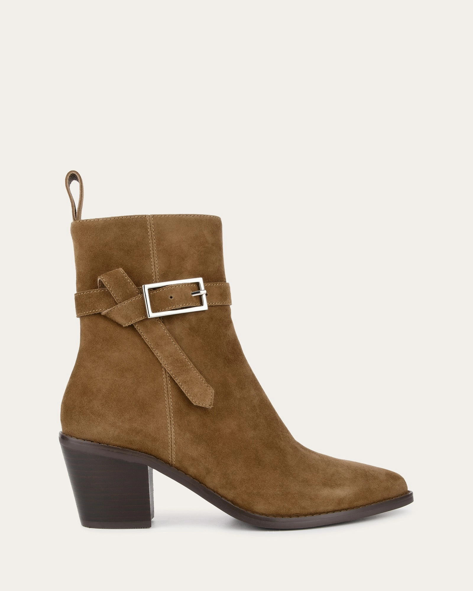ZENA MID ANKLE BOOTS BISCUIT SUEDE