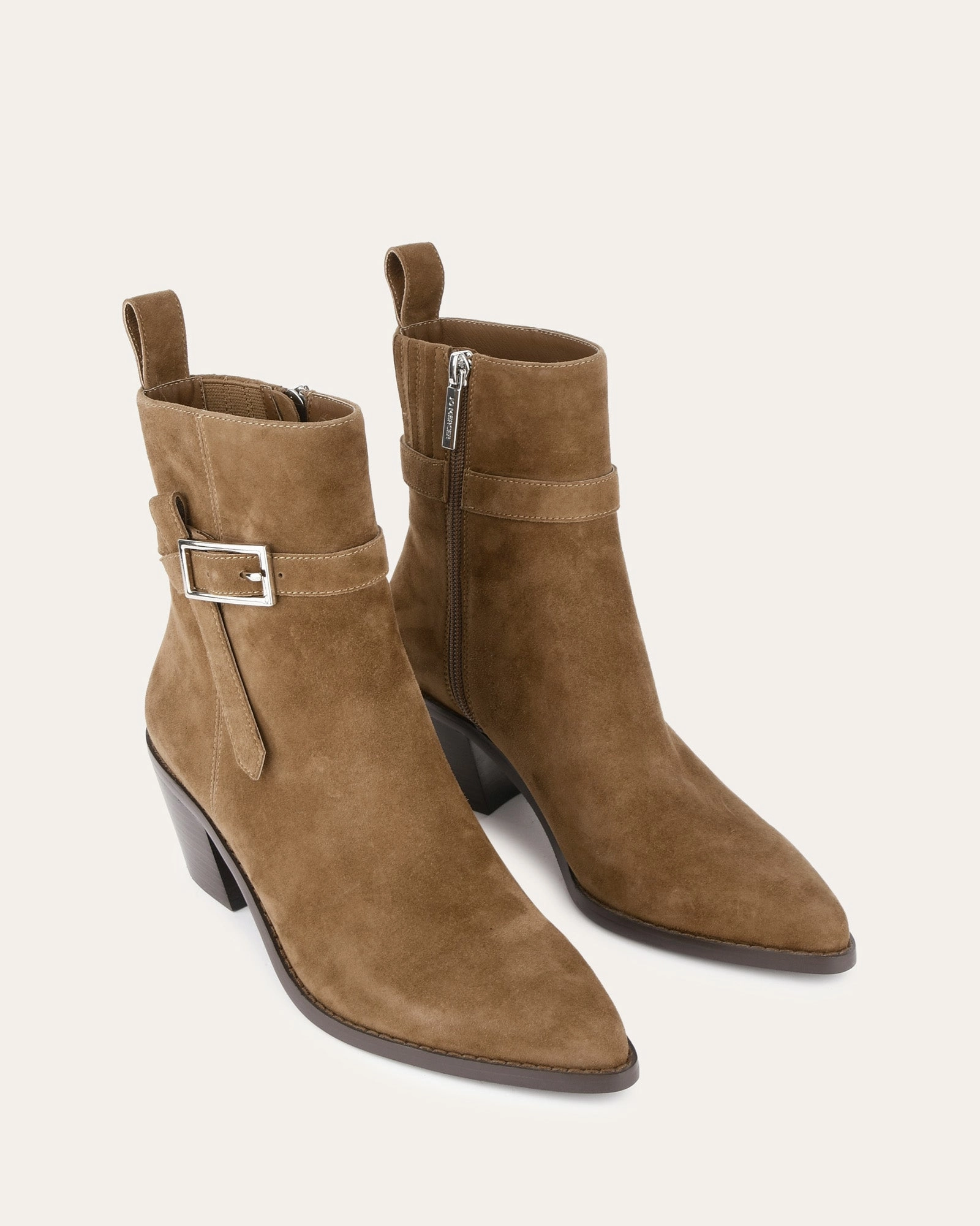 ZENA MID ANKLE BOOTS BISCUIT SUEDE